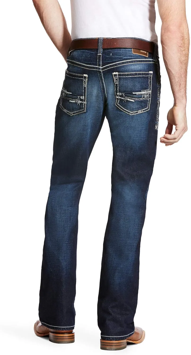 Ariat Men's M4 Low Rise Stretch Legacy Boot Cut Jean