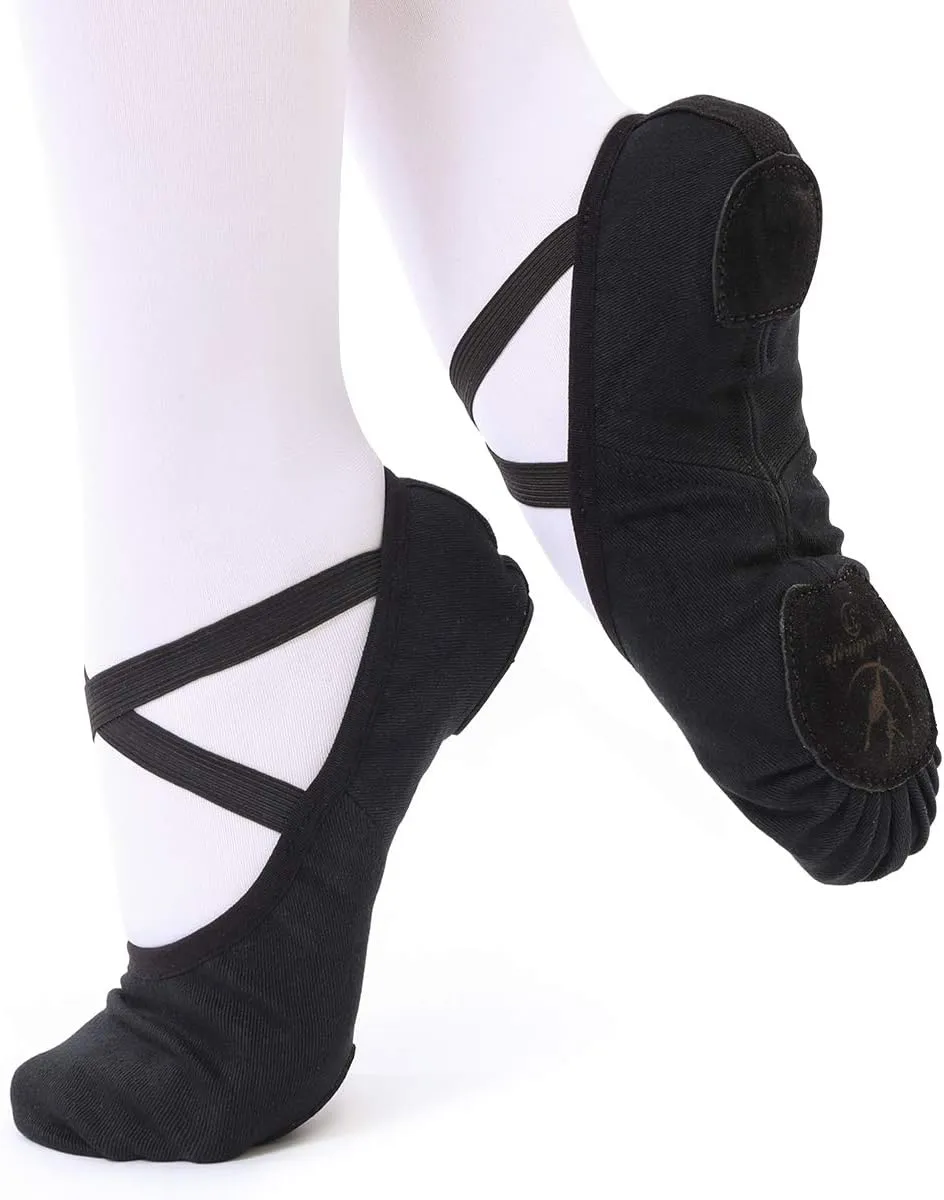 Ballet Shoes for Women Girls, Ballet Slipper Dance Shoes Stretch Canvas for Teen Adults
