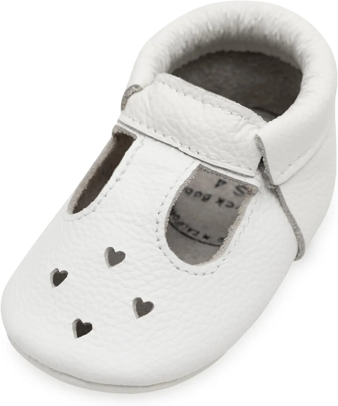 BirdRock Baby Mary Jane Moccasins - Genuine Leather Soft Sole Baby Girl Shoes for Newborns, Infants, Babies, and Toddlers