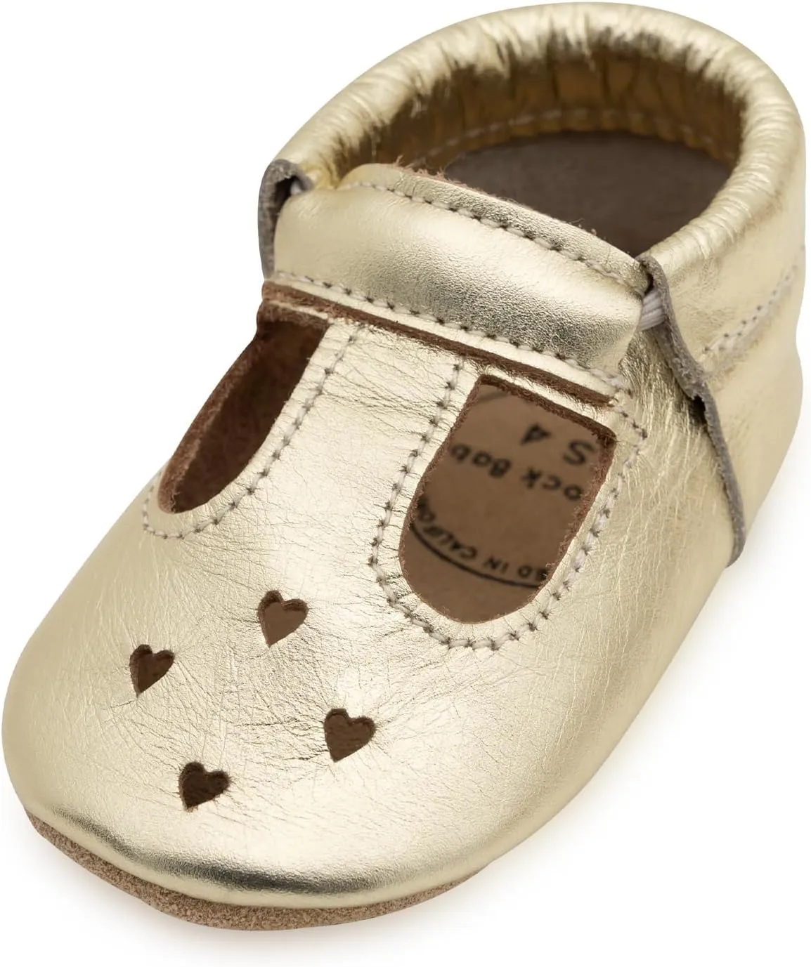 BirdRock Baby Mary Jane Moccasins - Genuine Leather Soft Sole Baby Girl Shoes for Newborns, Infants, Babies, and Toddlers