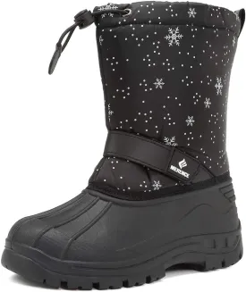CIOR Kids Snow Boots for Boys Girls Toddler Winter Outdoor Boots Waterproof with Fur Lined(Toddler/Little Kids/Big Kid)