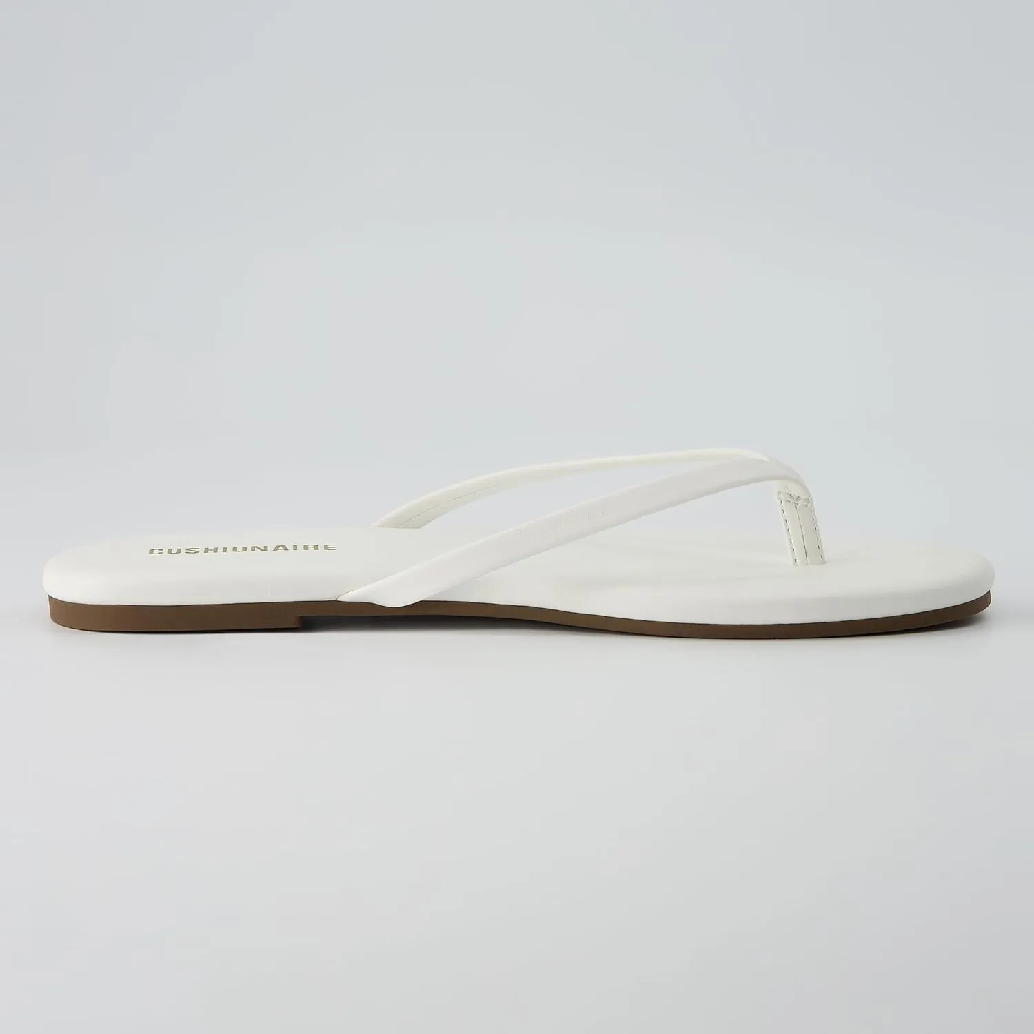 CUSHIONAIRE Cruise Womens Minimalist Flip Flops  Ultra-Lightweight Summer Sandals with Non-Slip Sole
