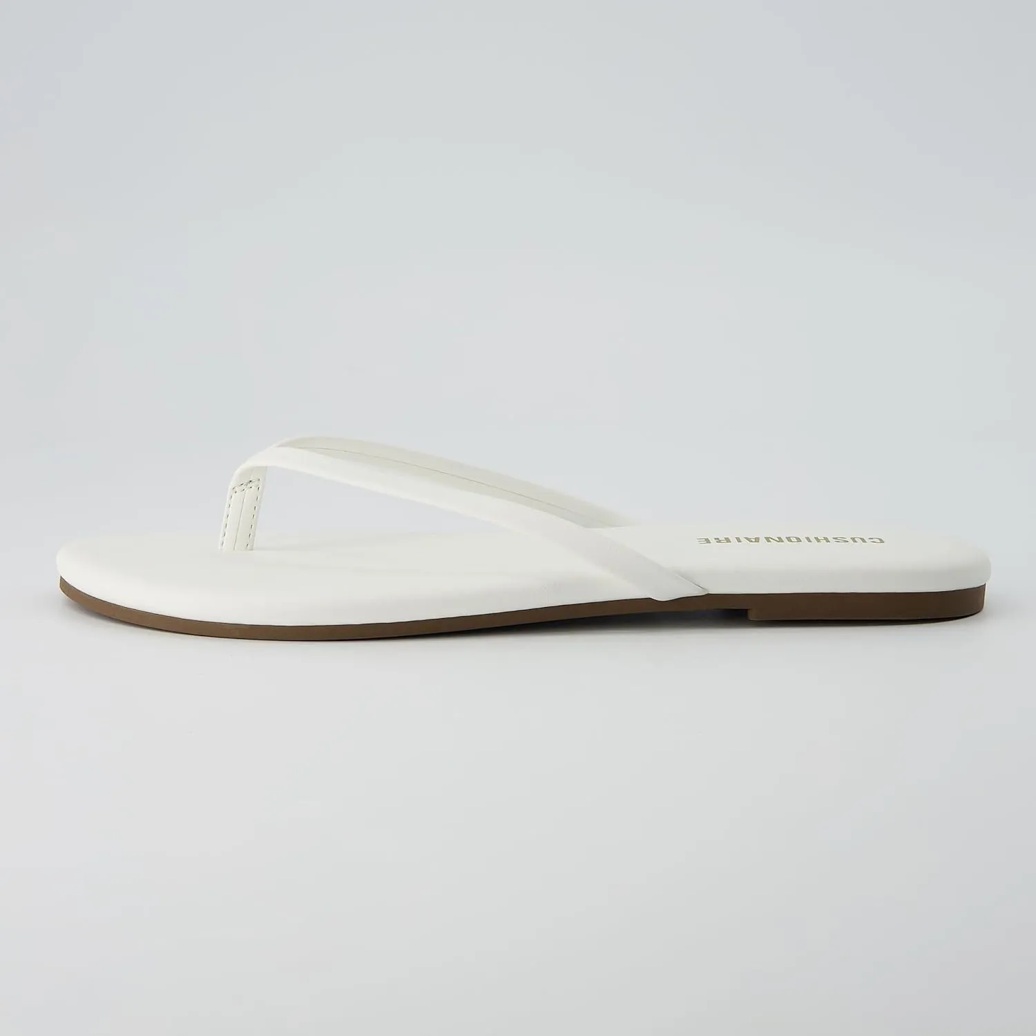 CUSHIONAIRE Cruise Womens Minimalist Flip Flops  Ultra-Lightweight Summer Sandals with Non-Slip Sole
