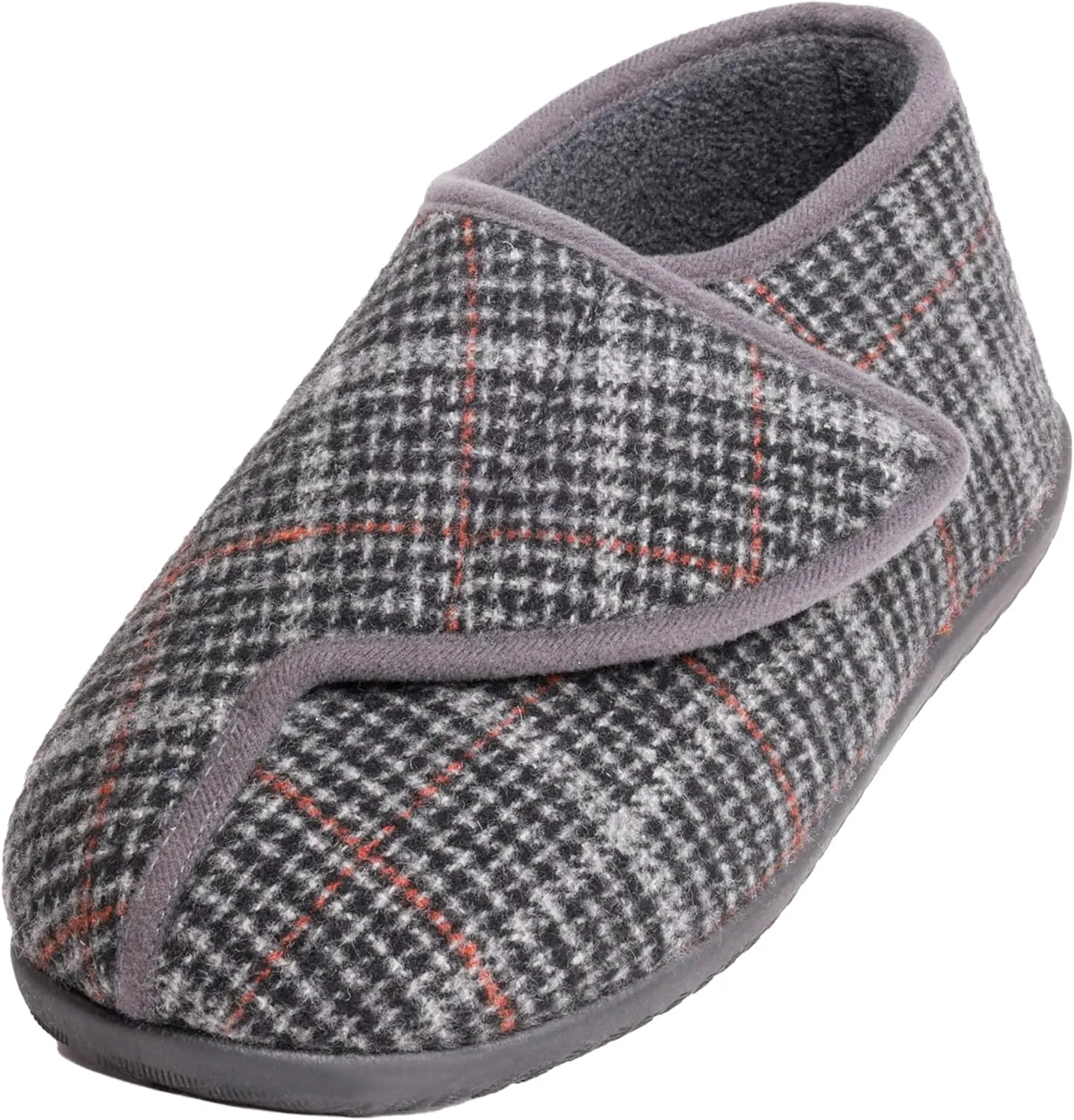Diabetic Shoes for Men Extra Wide Width Adjustable Men's Diabetic Shoes with Plush Lining Diabetic Slippers for Men Extra Wide Width Foot Pain Relief