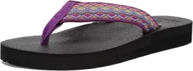 EQUICK Women's Flip Flops Arch Support Yago Mat Insole Sandal Casual Slipper Outdoor and Indoor-U219SLT003-N