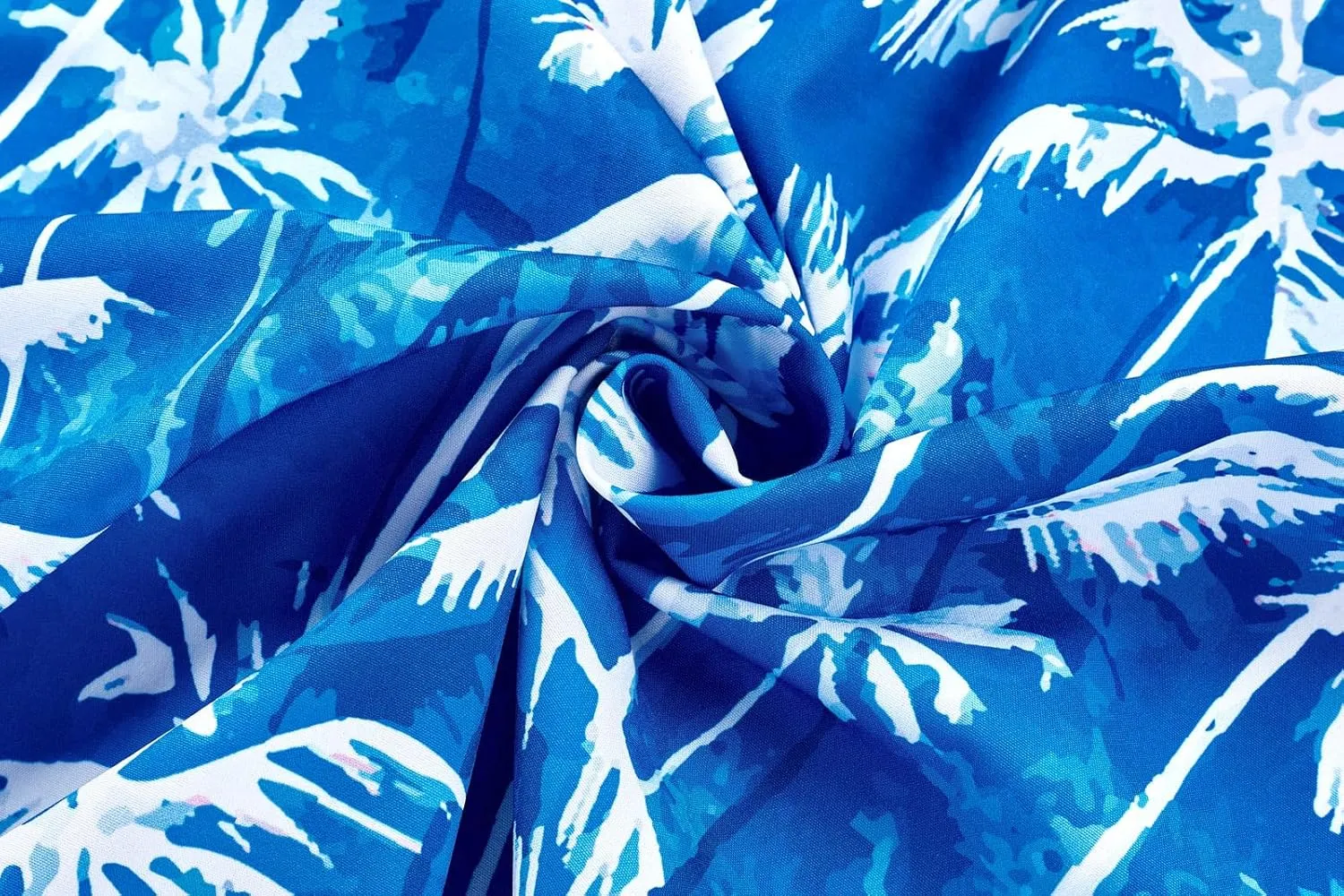 EUOW Men's Hawaiian Shirt Short Sleeve Printed Button Down Summer Beach Dress Shirts