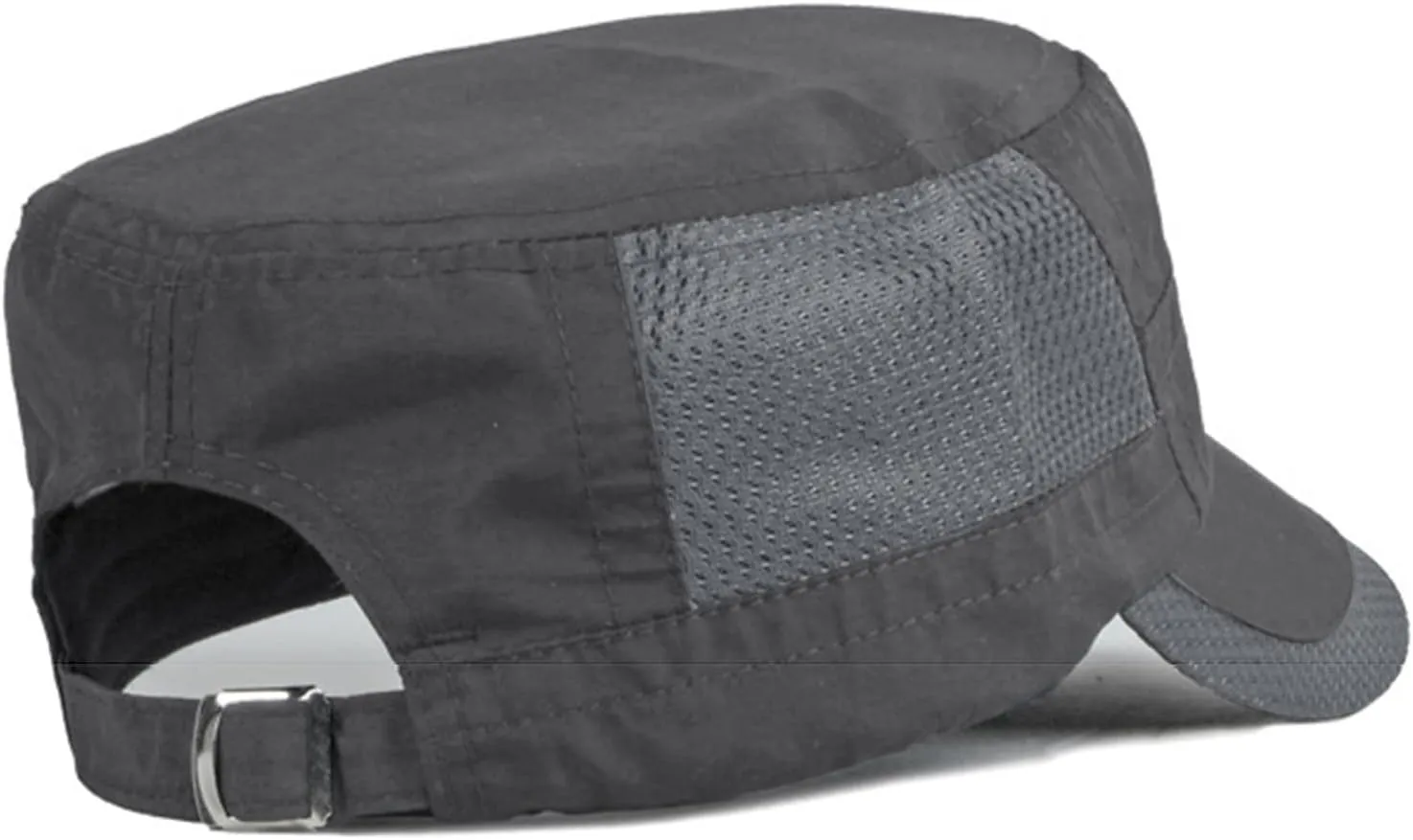 FASHIXD Mesh Military Cap Summer Army Hats for Men Quick Qry Short Bill Hat Cadet Cap