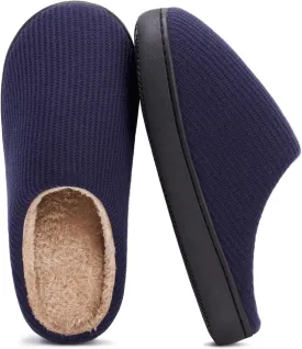 Hebreahav Womens Cozy Memory Foam Casual Warm Ladies Bedroom Hard Bottom Slippers Non Slip Indoor Outdoor