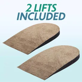 Heel Lifts for Women and Men Adjustable Shoe Lifts for Leg Length Discrepancy (Medium, 2, Count)
