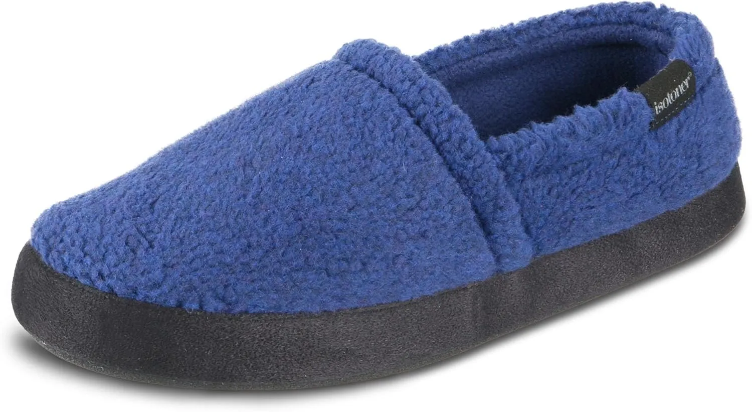isotoner Men's Berber Aspen Closed Back Slippers
