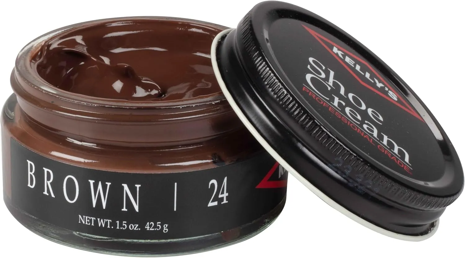 Kelly's Shoe Polish 1.5 oz - Professional Grade Shoe Cream - Condition, Recolor, Polish Leather - Multiple Colors Available