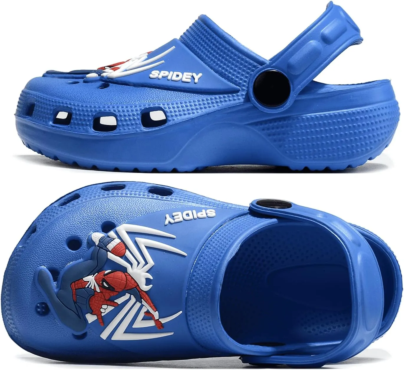 Kids Boys Cartoon Garden Clogs EVA Slip on Sandals Breathable Slipper Water Shoes for Beach Indoor Outdoor (Toddler/Little Kids)