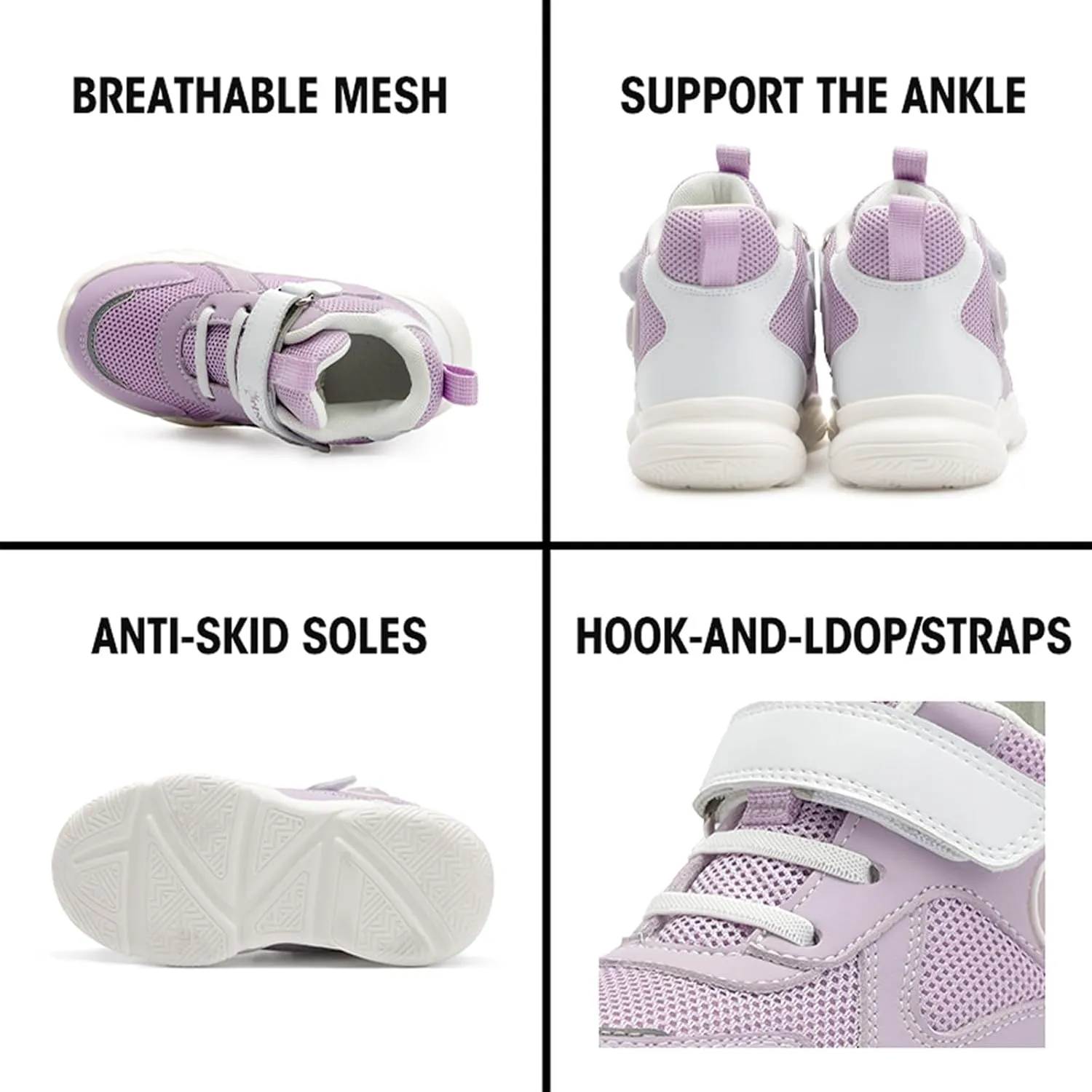 Kids Orthopedic Corrective Ankle and Arch Support AFO Shoes for Toddler Girls and Boys