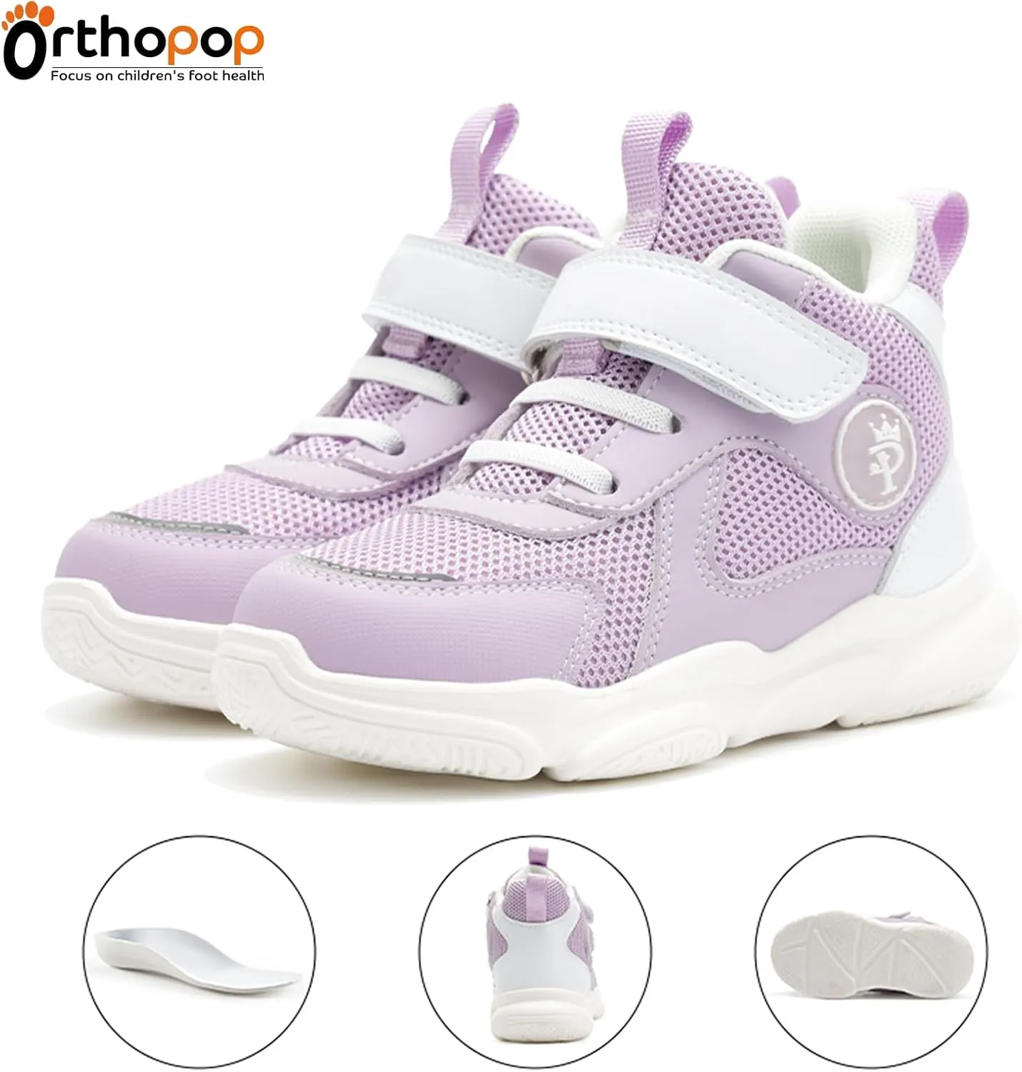 Kids Orthopedic Corrective Ankle and Arch Support AFO Shoes for Toddler Girls and Boys
