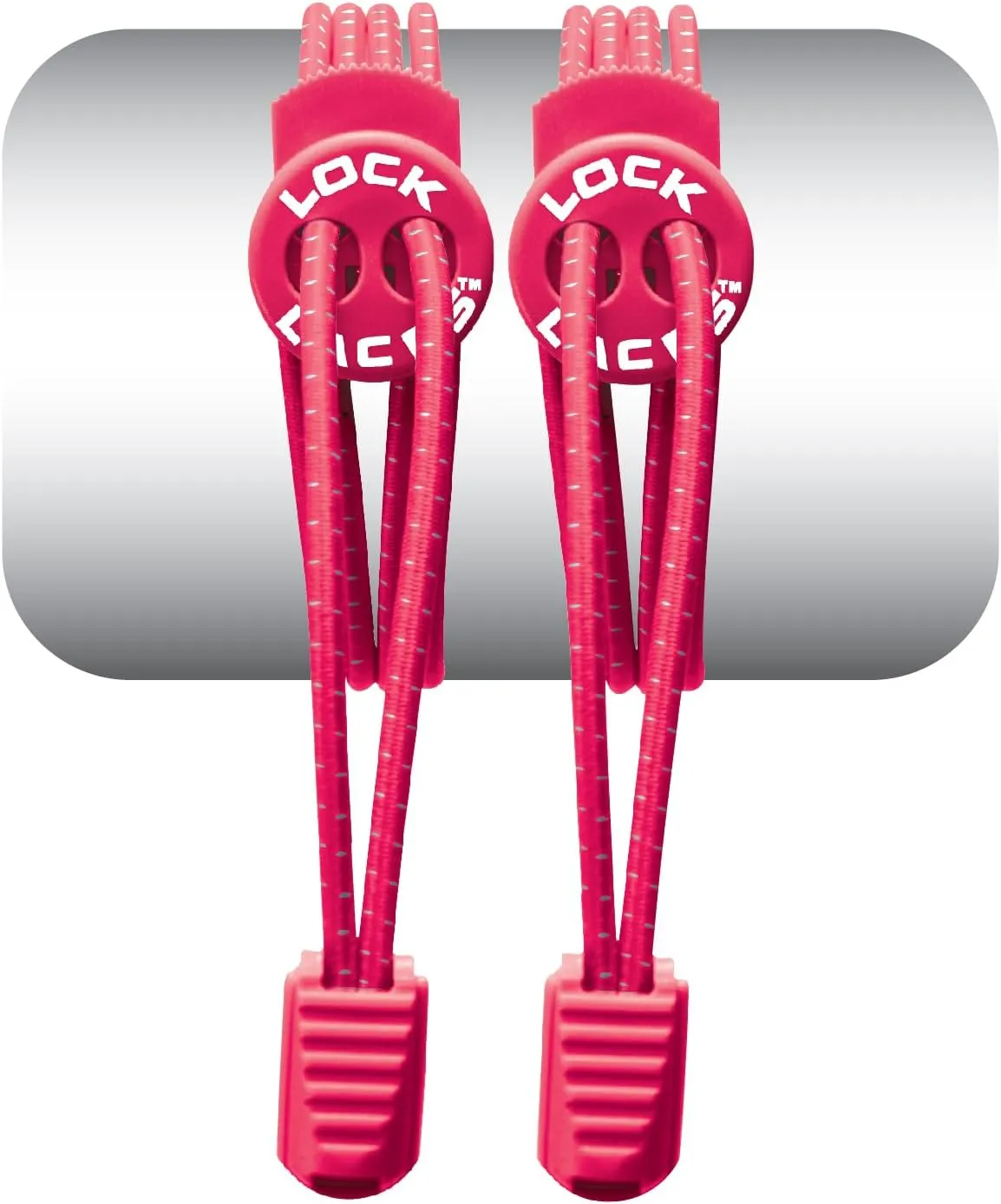Lock Laces - Elastic No Tie Shoelaces 1 Size Fits All for Kids Adults Tieless Shoe Laces Tennis Shoes Sneakers