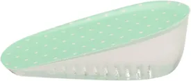 Magnifying Insoles, 1 Pair Silicone Gel Adhesive Insoles Height Increase Orthopedic Foot Arch Support Heel Shoes (3.5cm-Green)