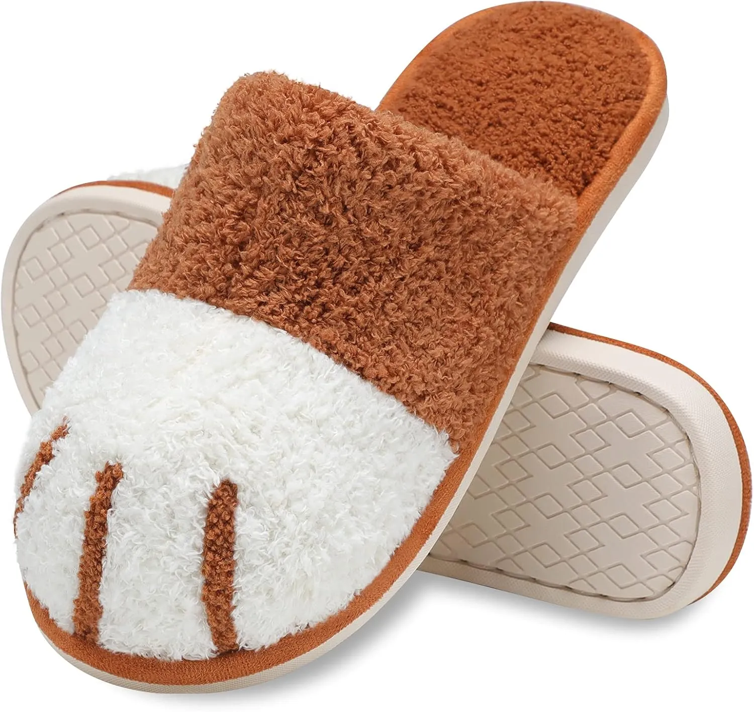 MAXTOP Women's Cat Paw Cozy Slippers Warm Gifts for Women Men with Memory Foam Trendy Cute Fuzzy Winter House Shoes Indoor Outdoor