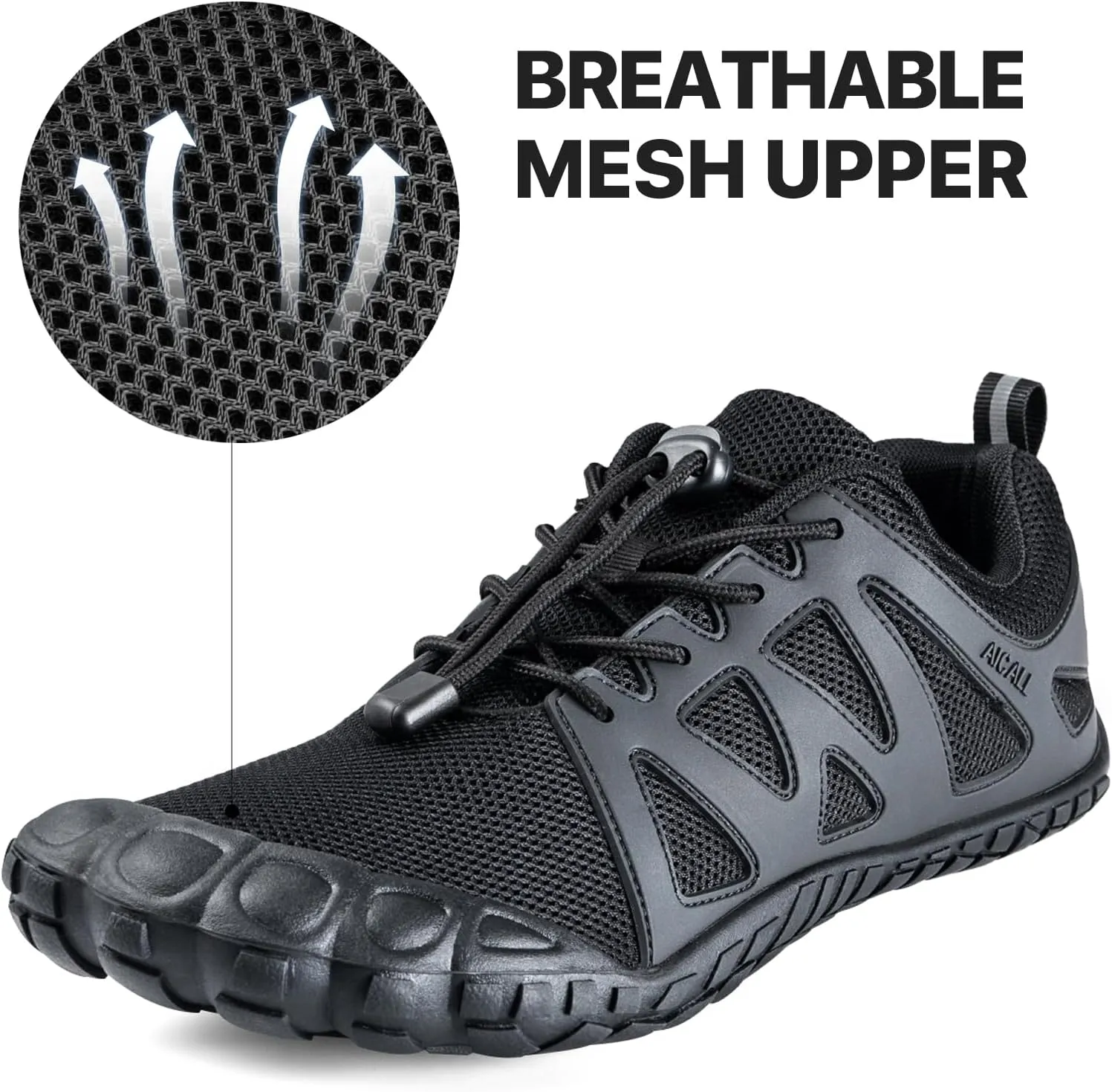 Men Minimalist Wide Toe Box Shoes Mens Hiking Walking Training Water Barefoot Shoes