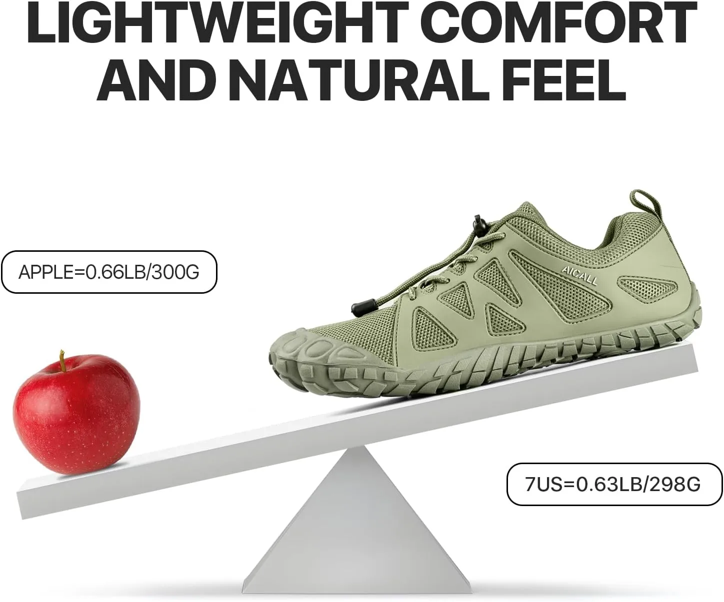 Men Minimalist Wide Toe Box Shoes Mens Hiking Walking Training Water Barefoot Shoes