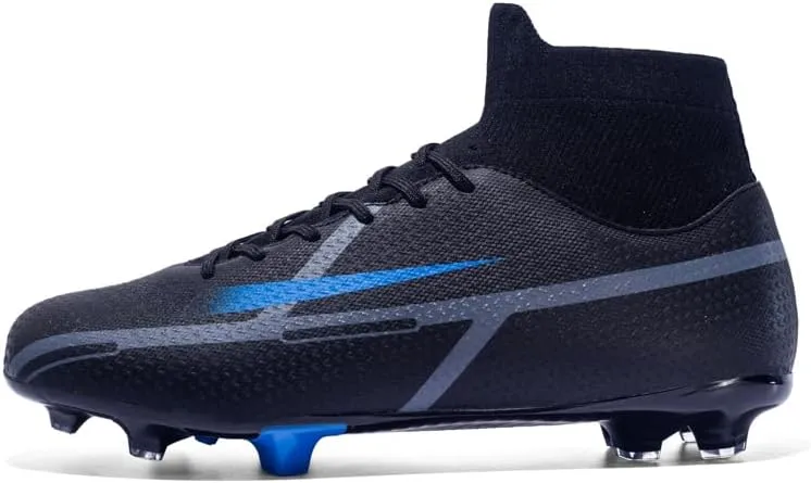 Men's Soccer Shoes High-Tops Youth Athletics Outdoor Football Cleats for Big Boys Training Sneaker