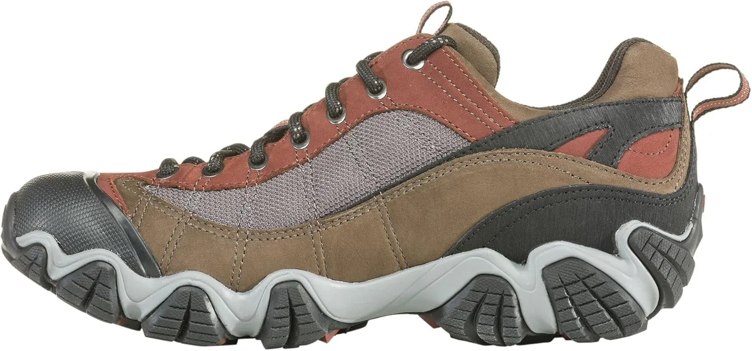 Oboz Men's Firebrand Ii Low B-Dry Waterproof Hiking Shoes, Wide Earth 13