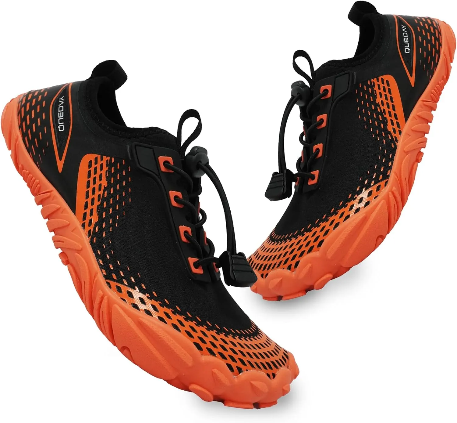 Queday Water Shoes for Women Men Quick Dry Barefoot Shoes Athletic Lightweight Sports Aqua Socks Outdoor Swim Fishing Hiking Diving Surf Walking Kayaking