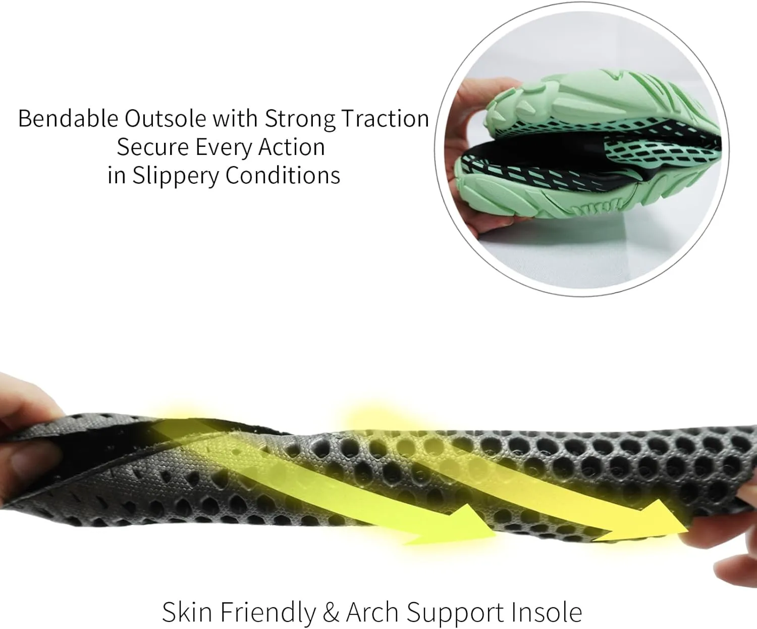Queday Water Shoes for Women Men Quick Dry Barefoot Shoes Athletic Lightweight Sports Aqua Socks Outdoor Swim Fishing Hiking Diving Surf Walking Kayaking