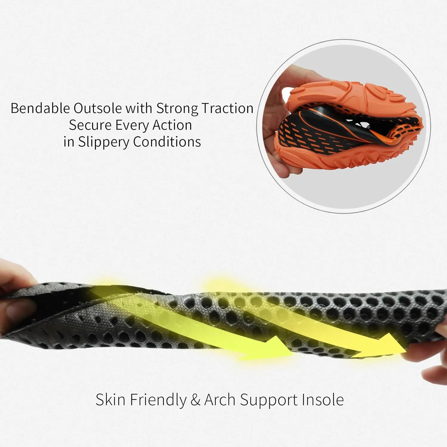 Queday Water Shoes for Women Men Quick Dry Barefoot Shoes Athletic Lightweight Sports Aqua Socks Outdoor Swim Fishing Hiking Diving Surf Walking Kayaking