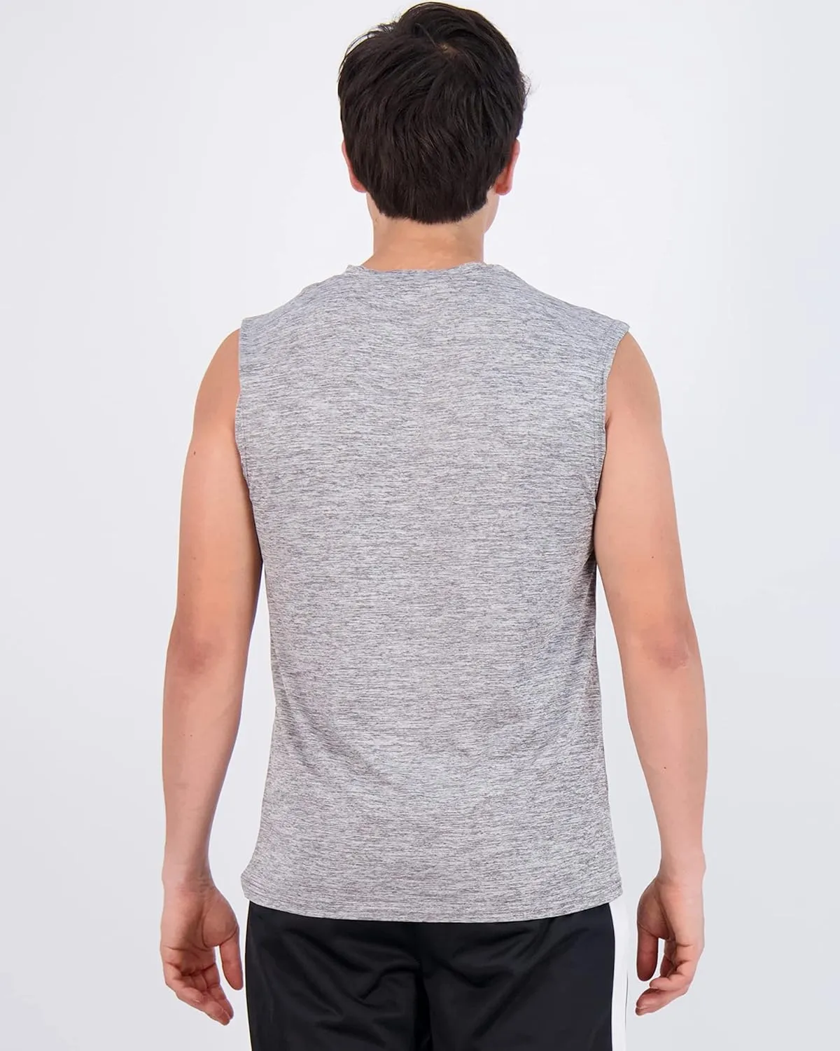 Real Essentials 3 & 5 Pack: Men's Dry-Fit Active Muscle Tank Top - Standard and Big & Tall Sizes (S-5XLT)