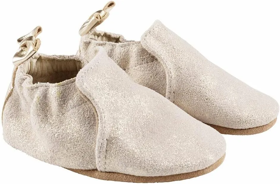 Robeez Baby Girls and Unisex Soft Soles Slip-Resistant Crib Shoes Slippers for Infant and Toddler, 0-24 Months