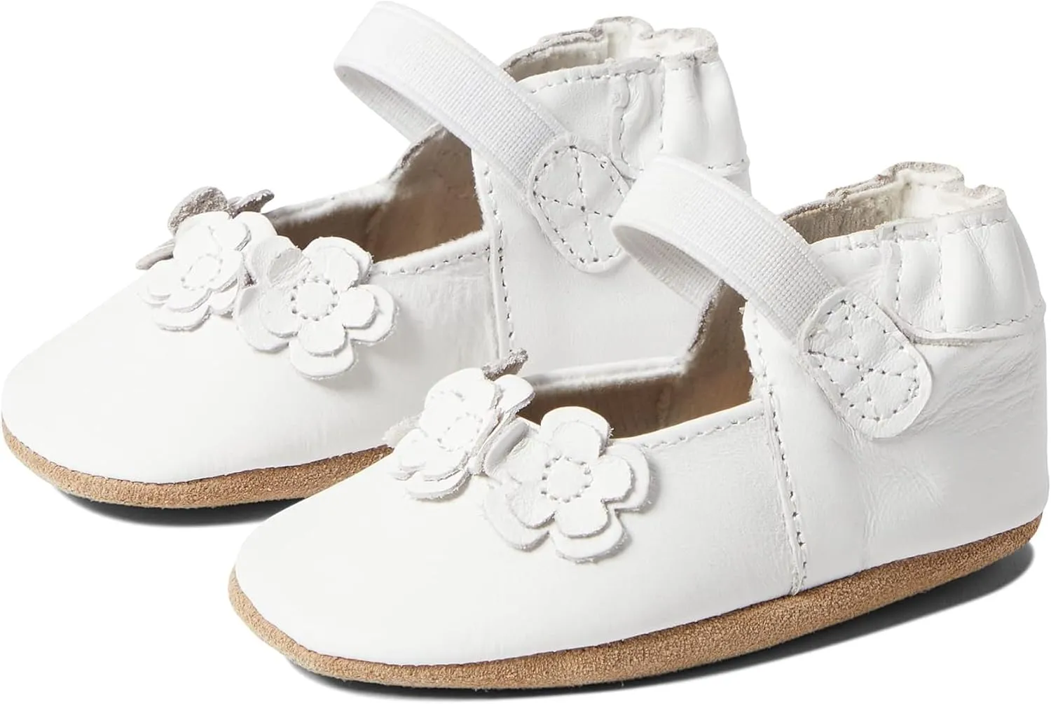 Robeez Baby Girls and Unisex Soft Soles Slip-Resistant Crib Shoes Slippers for Infant and Toddler, 0-24 Months