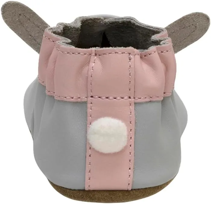 Robeez Baby Girls and Unisex Soft Soles Slip-Resistant Crib Shoes Slippers for Infant and Toddler, 0-24 Months