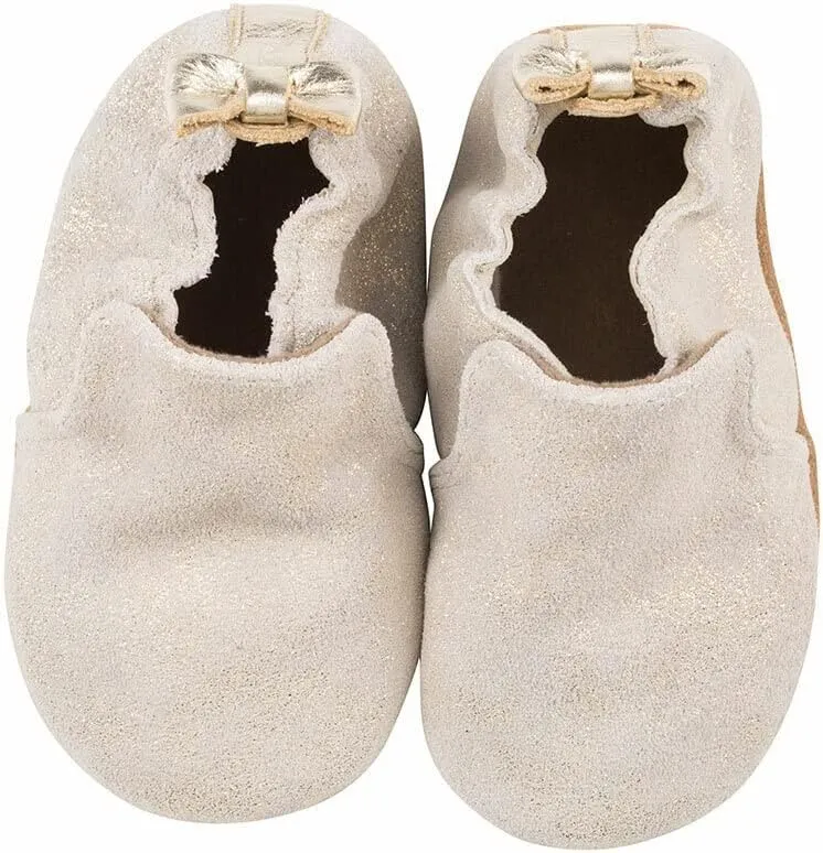 Robeez Baby Girls and Unisex Soft Soles Slip-Resistant Crib Shoes Slippers for Infant and Toddler, 0-24 Months
