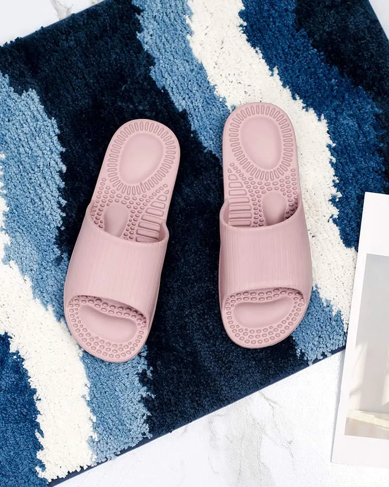 Shower Slipper, Bathroom Non-Slip Slippers, House and Pool Sandals, In-Door Slipper with Massaging Effect