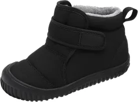 Snow Boots for Kids Insulated Snow Boot Boys Girls Ankle Booties Kids Boots Outdoor Winter Boots with Hook and Loop