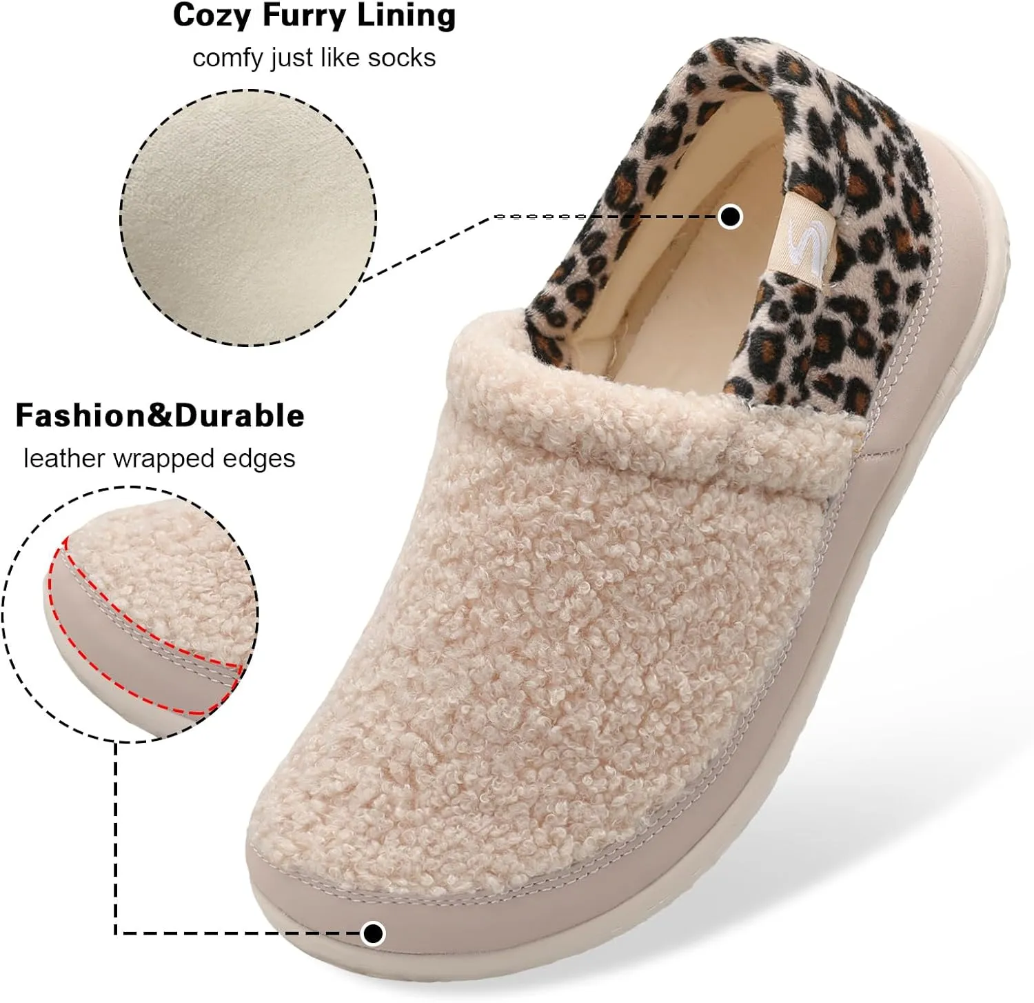 Spesoul Cozy House Slippers for Women Men Fuzzy Indoor House Shoes Warm Home Slipper Socks Outdoor Moccasin Slippers Sneakers Closed Back Lightweight Barefoot for Bedroom Office Travel