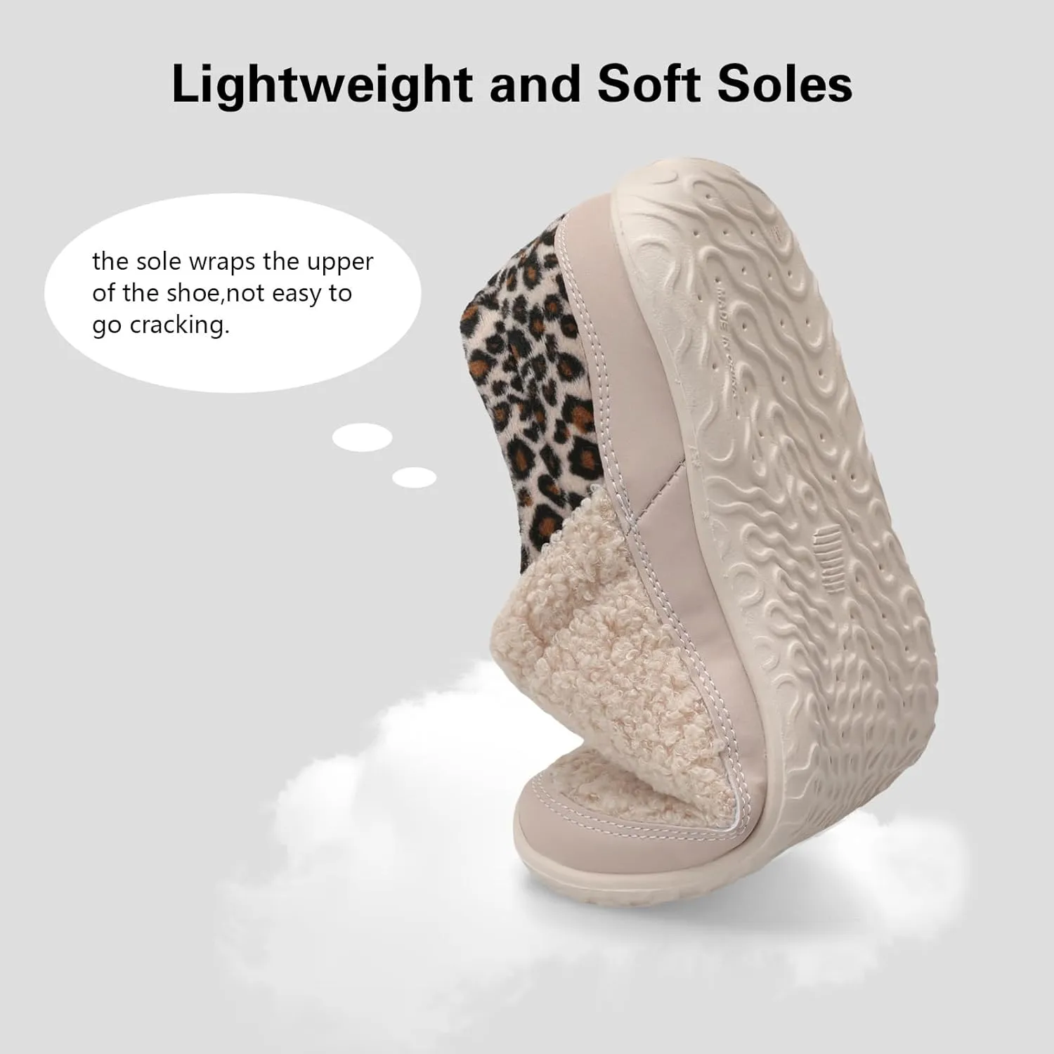 Spesoul Cozy House Slippers for Women Men Fuzzy Indoor House Shoes Warm Home Slipper Socks Outdoor Moccasin Slippers Sneakers Closed Back Lightweight Barefoot for Bedroom Office Travel