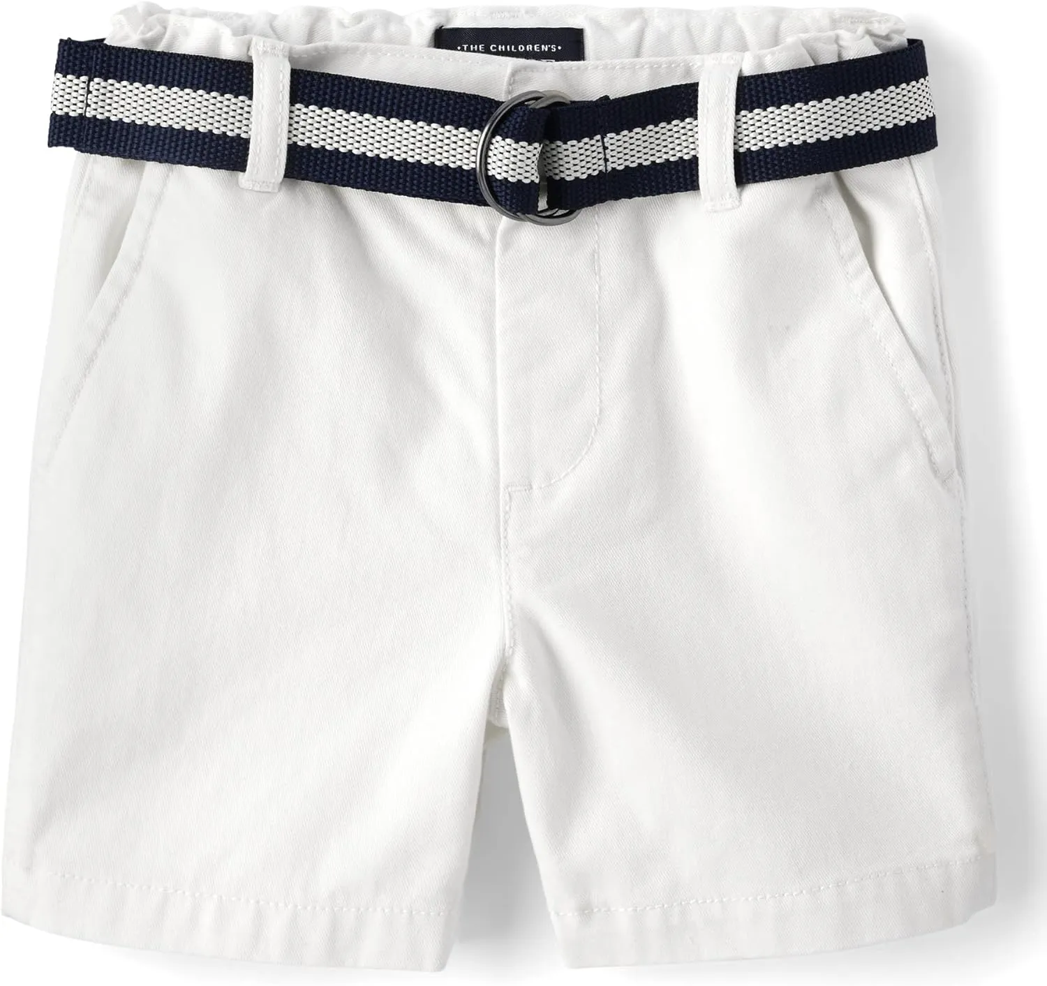The Children's Place Baby Boys' and Toddler Belted Chino Shorts