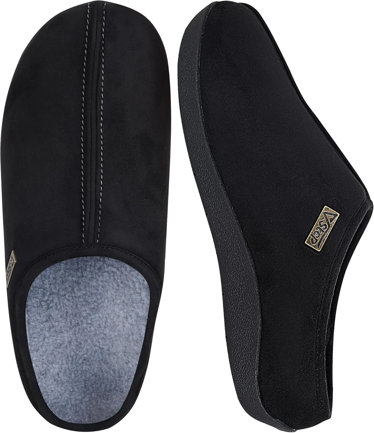 V.Step Orthopedic Slipper for Women Man with Arch Support, Orthotic Clog Slipper for Plantar Fasciitis Pain Relief Comfortable House Slipper with Indoor Outdoor Anti-Skid Rubber Sole